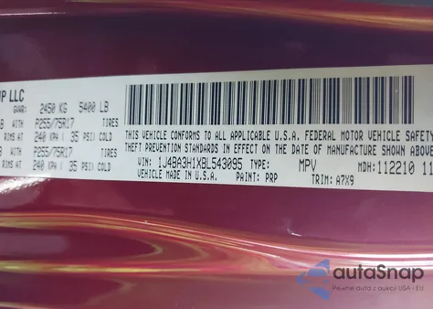 2011 Jeep Wrangler Unlimited Sport from USA, damaged, VIN 1J4BA3H1XBL543095